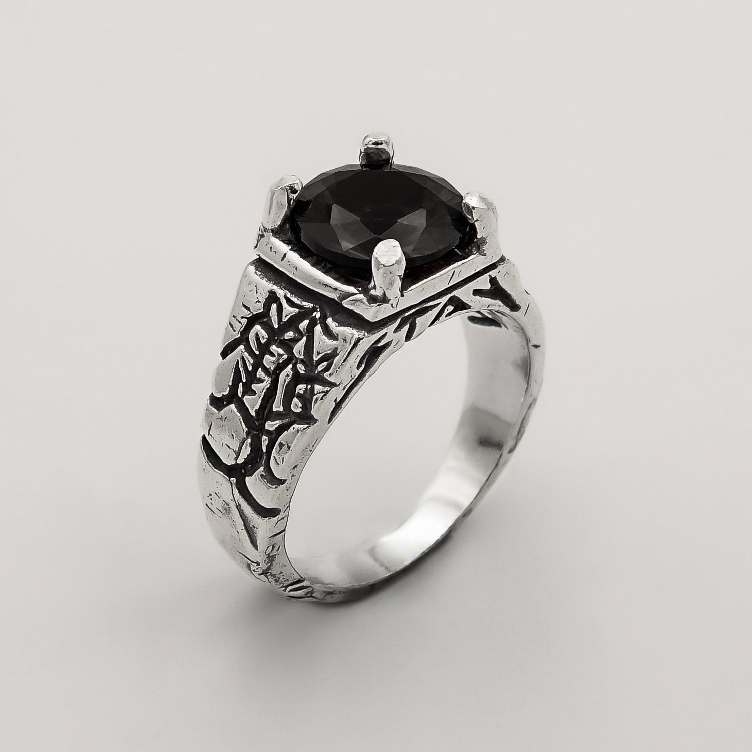 Born to Win Onyx Ring