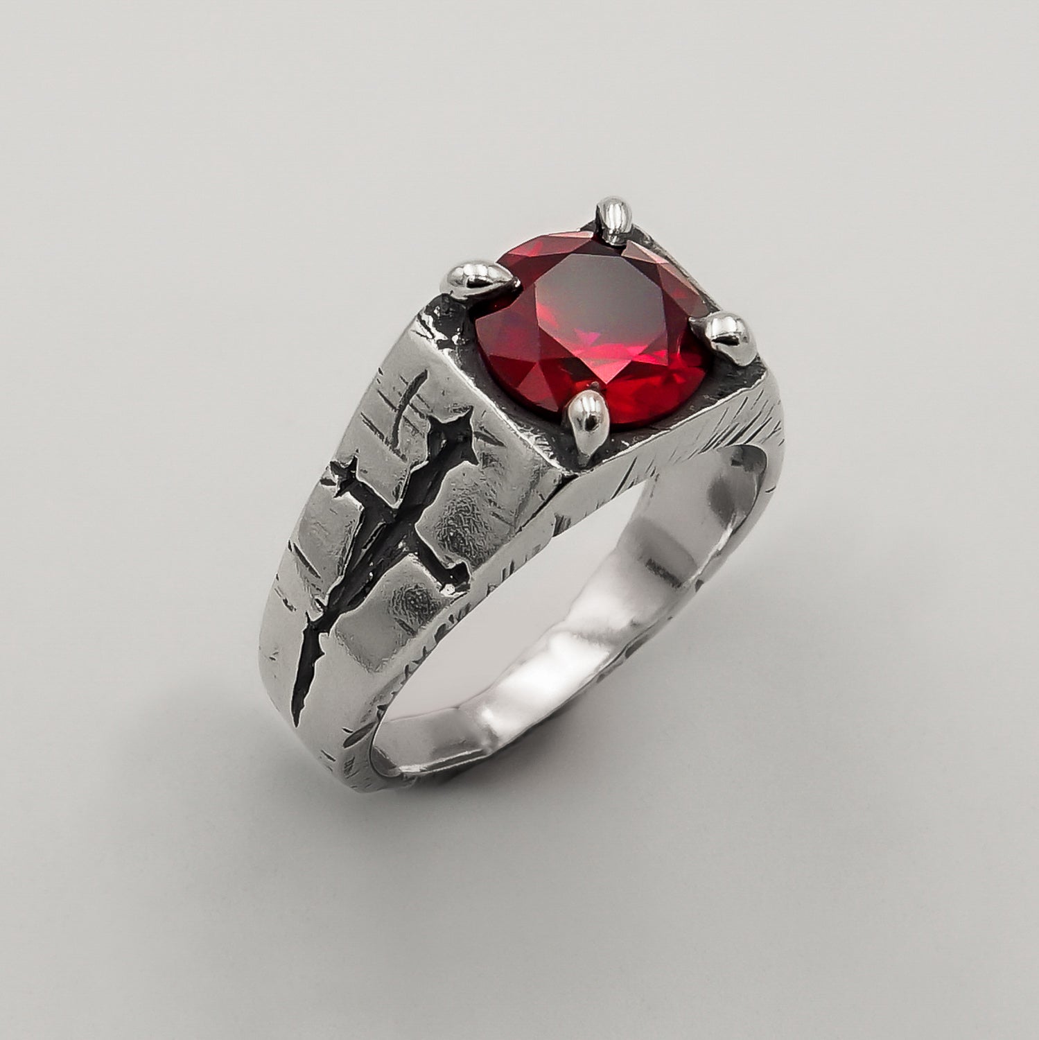 Warrior Ruby Ring