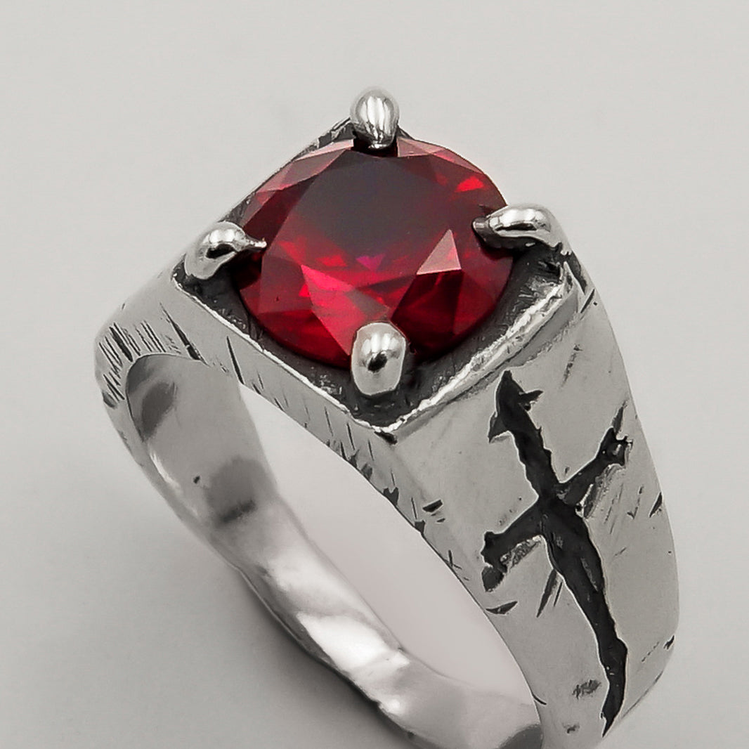 Warrior Ruby Ring