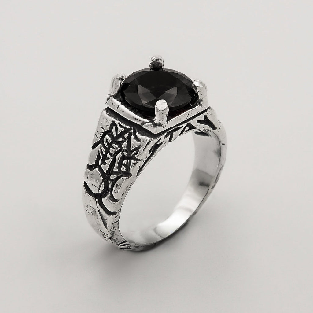 Born to Win Onyx Ring