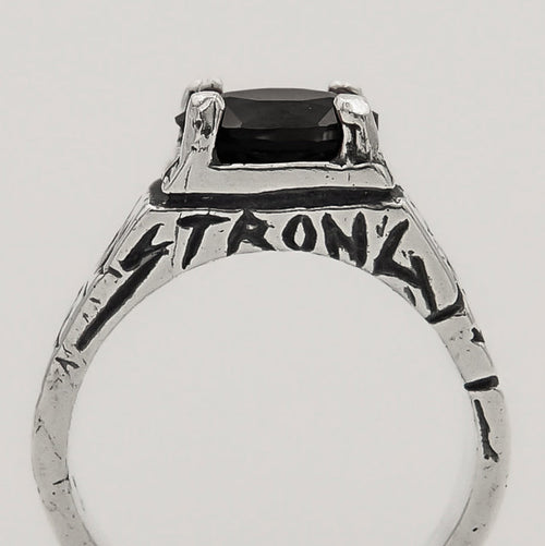 Born to Win Onyx Ring