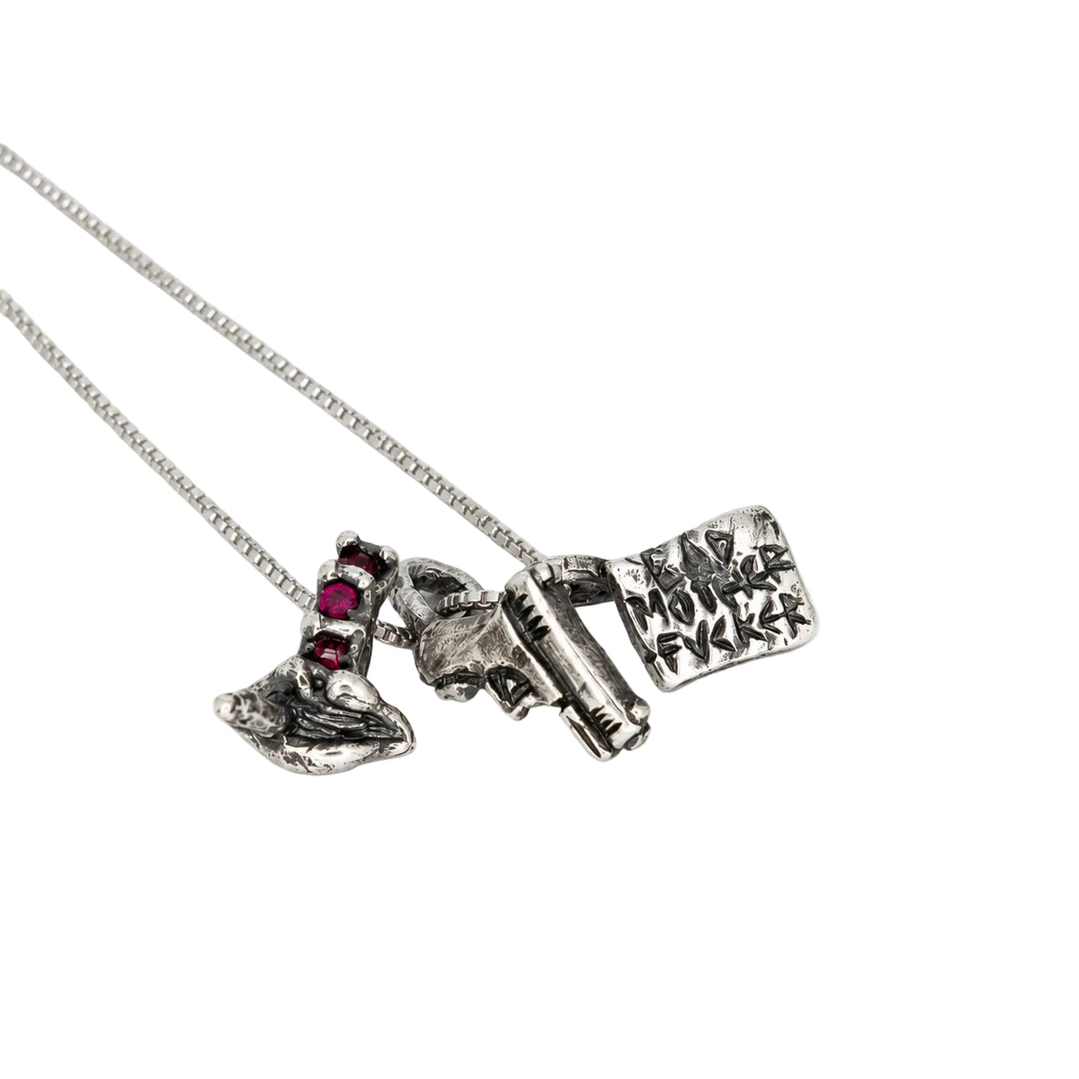 Pulp Silver-Plated Necklace Trio Set