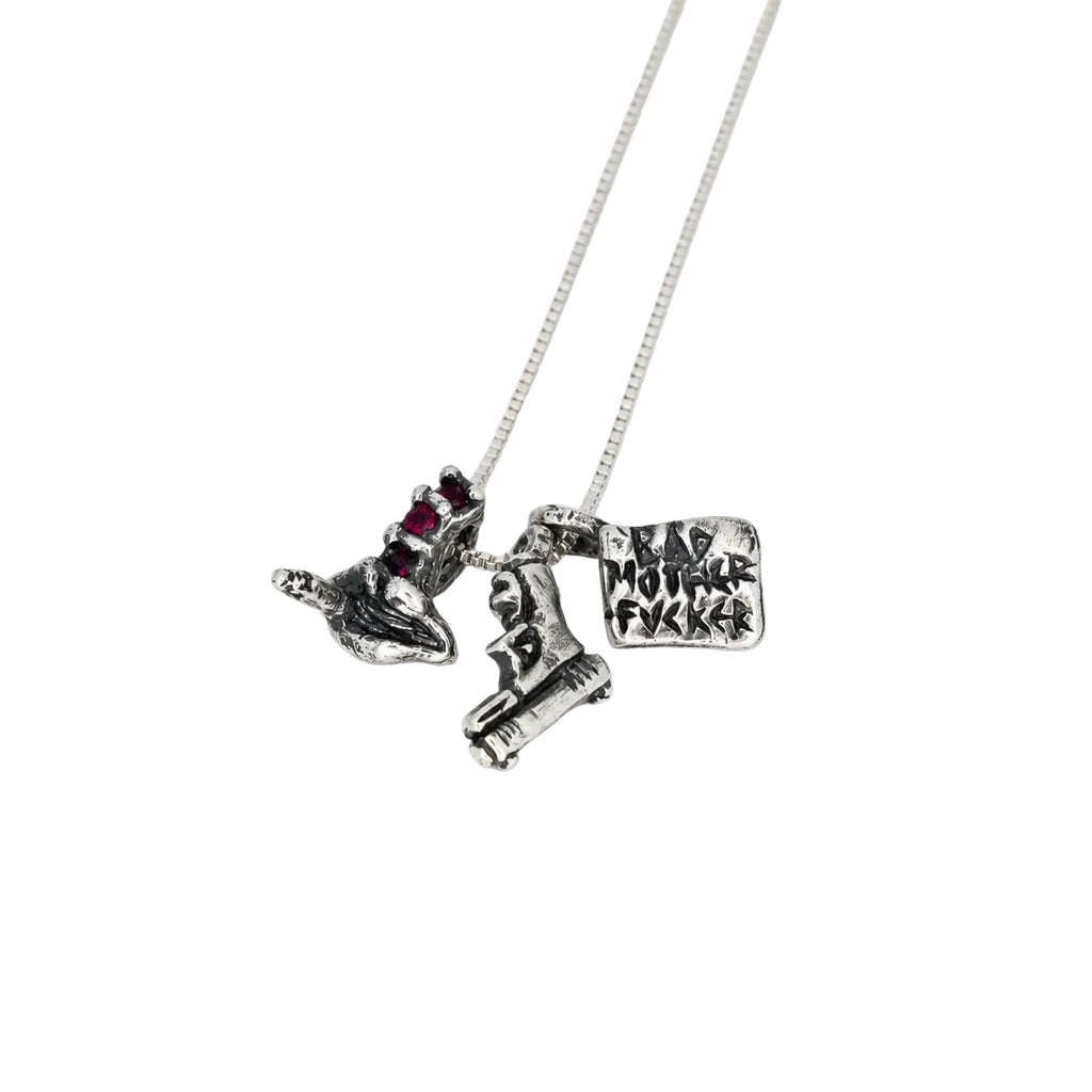 Pulp Silver-Plated Necklace Trio Set