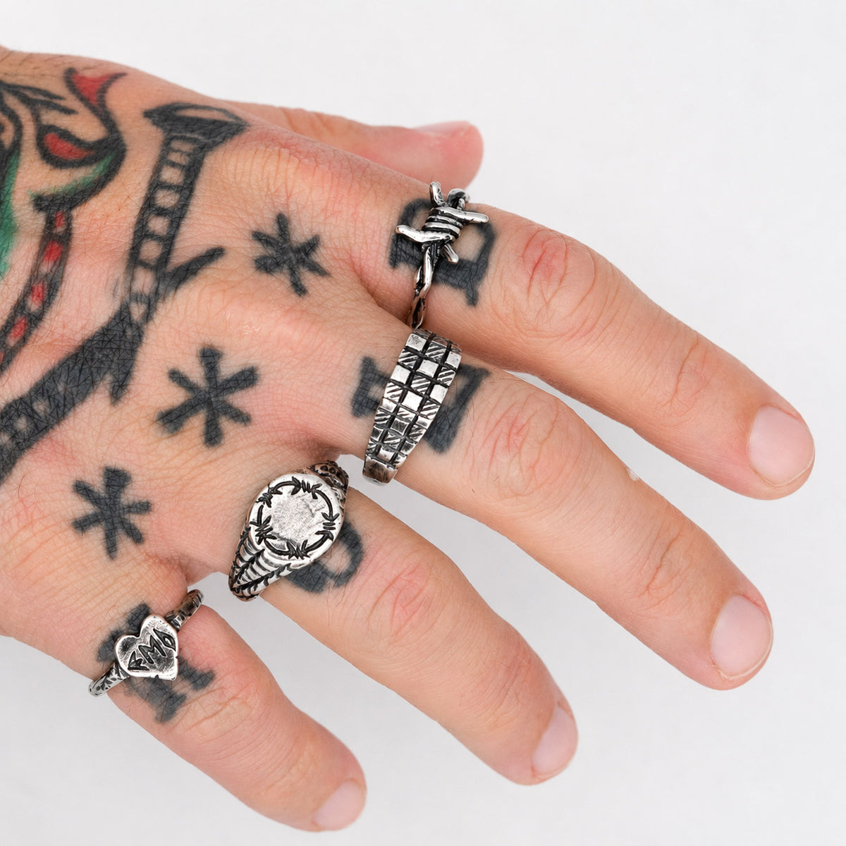 Mosh Silver-Plated Ring