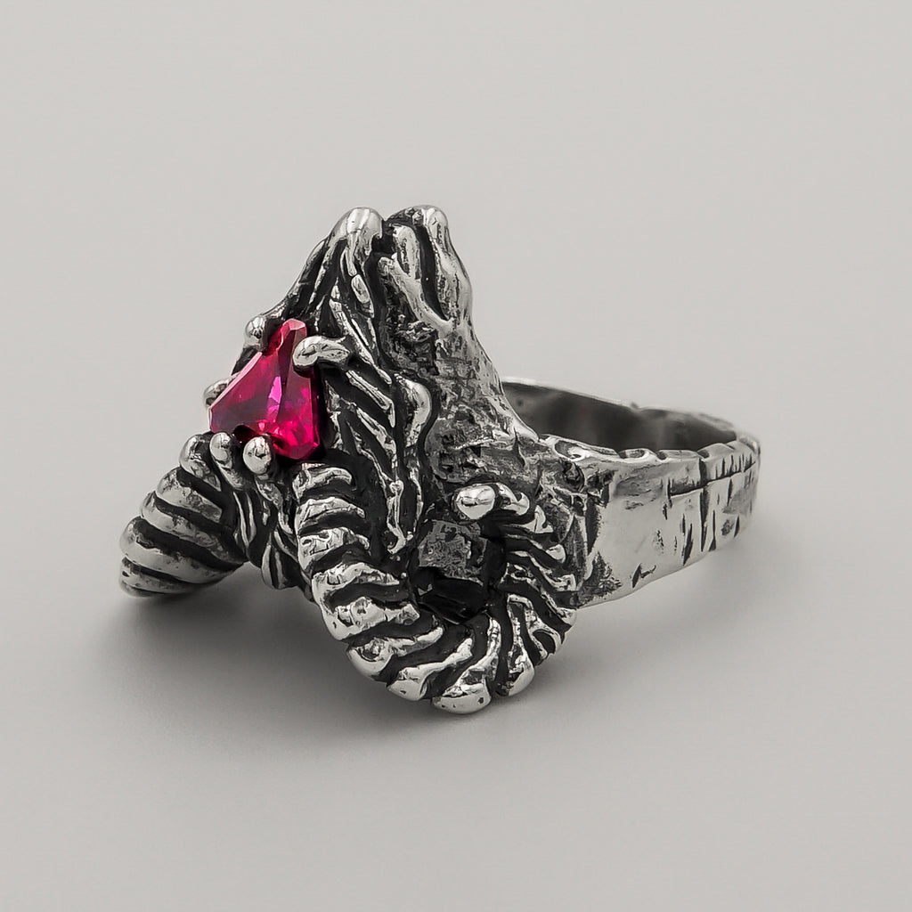 Goat Ruby Ring