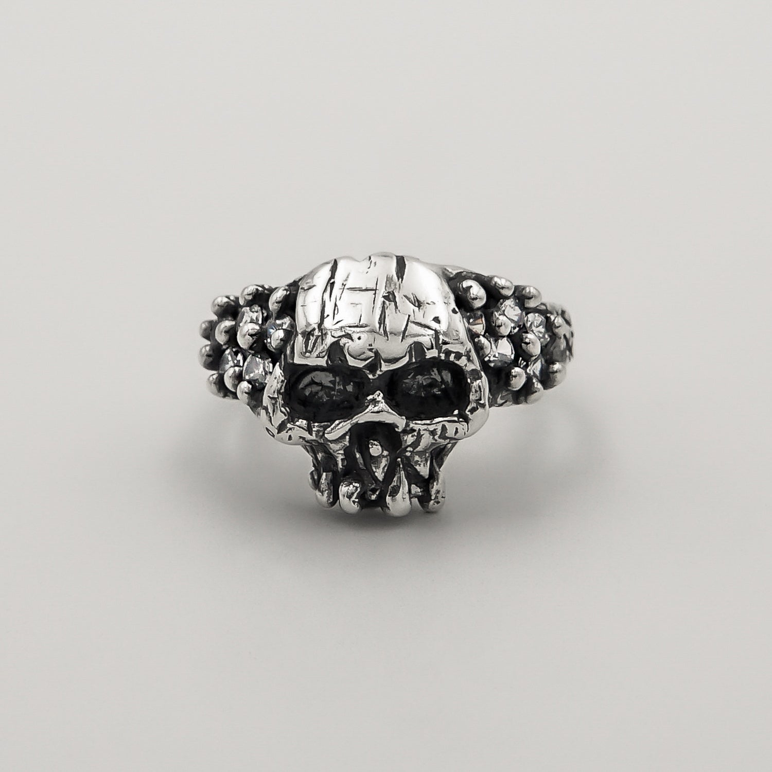 Grave Skull Zirconia Ring