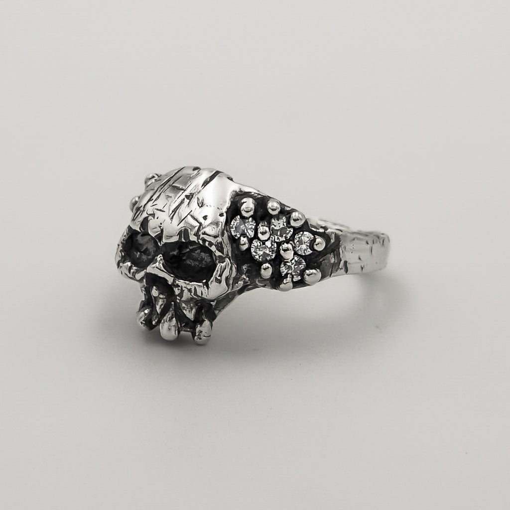 Grave Skull Zirconia Ring