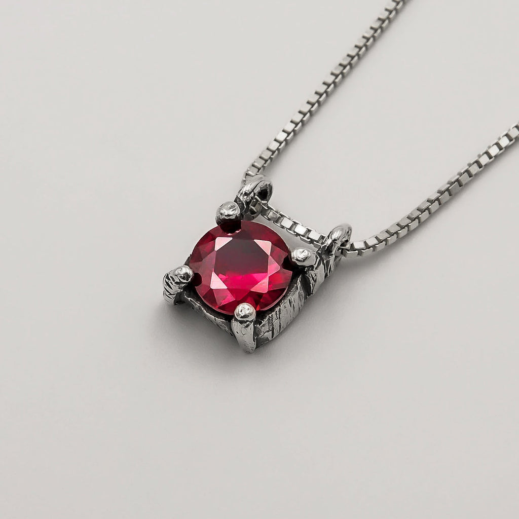Miss You Ruby Pendant