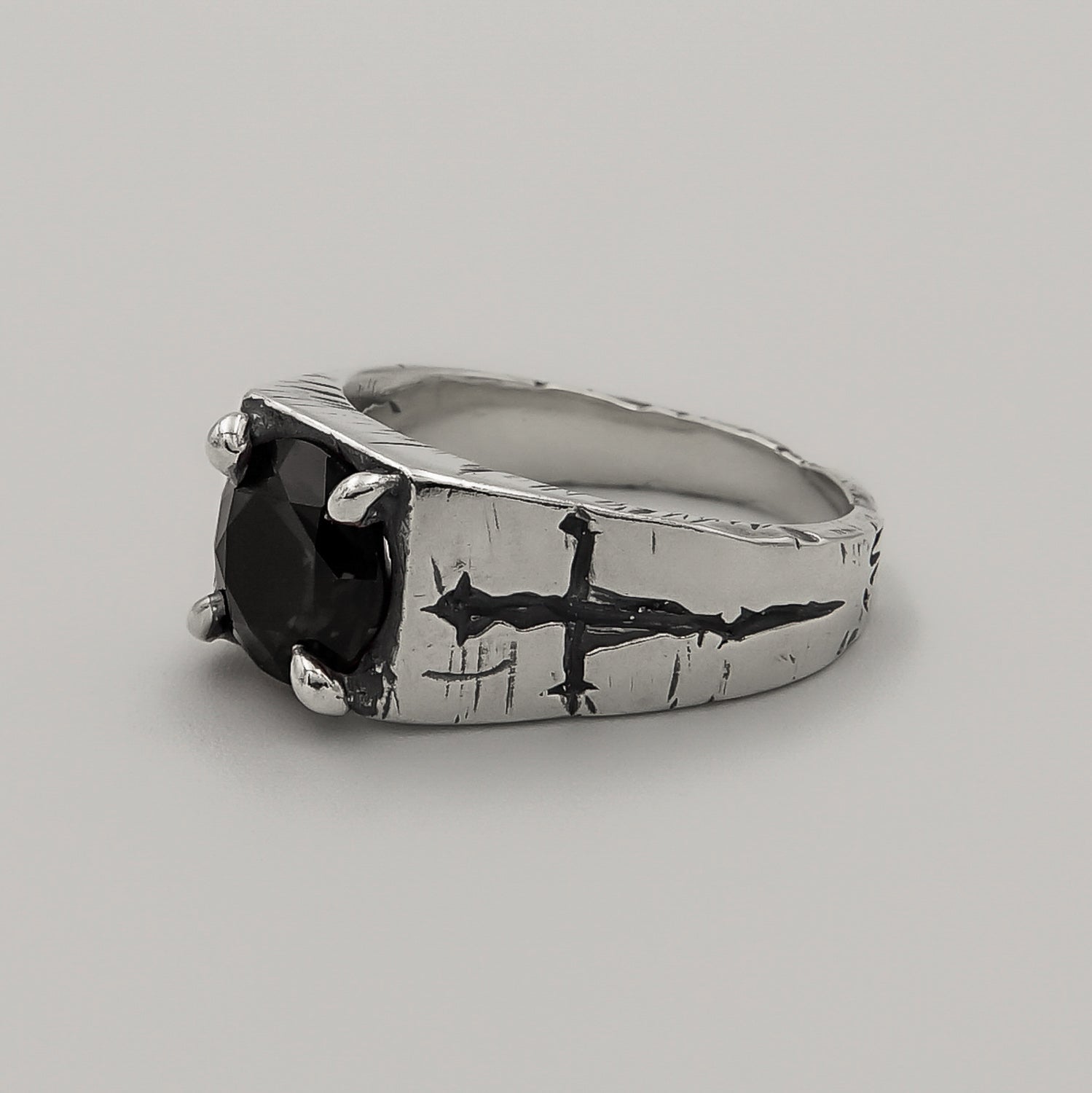 Warrior Onyx Ring