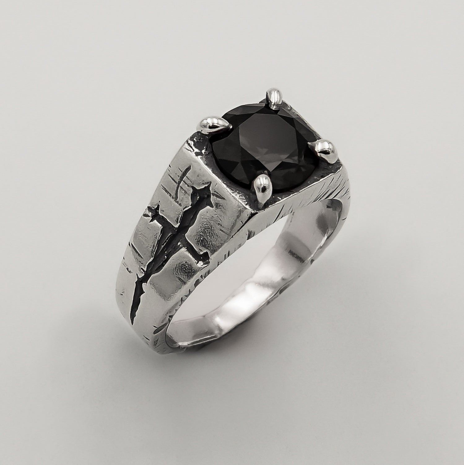 Warrior Onyx Ring
