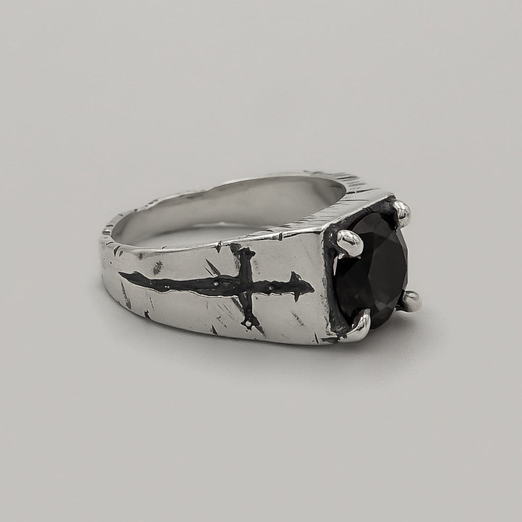 Warrior Onyx Ring