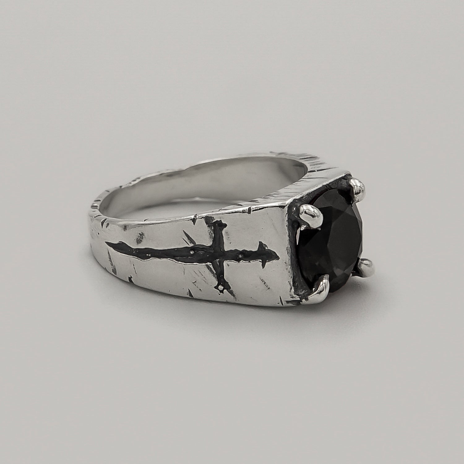 Warrior Onyx Ring
