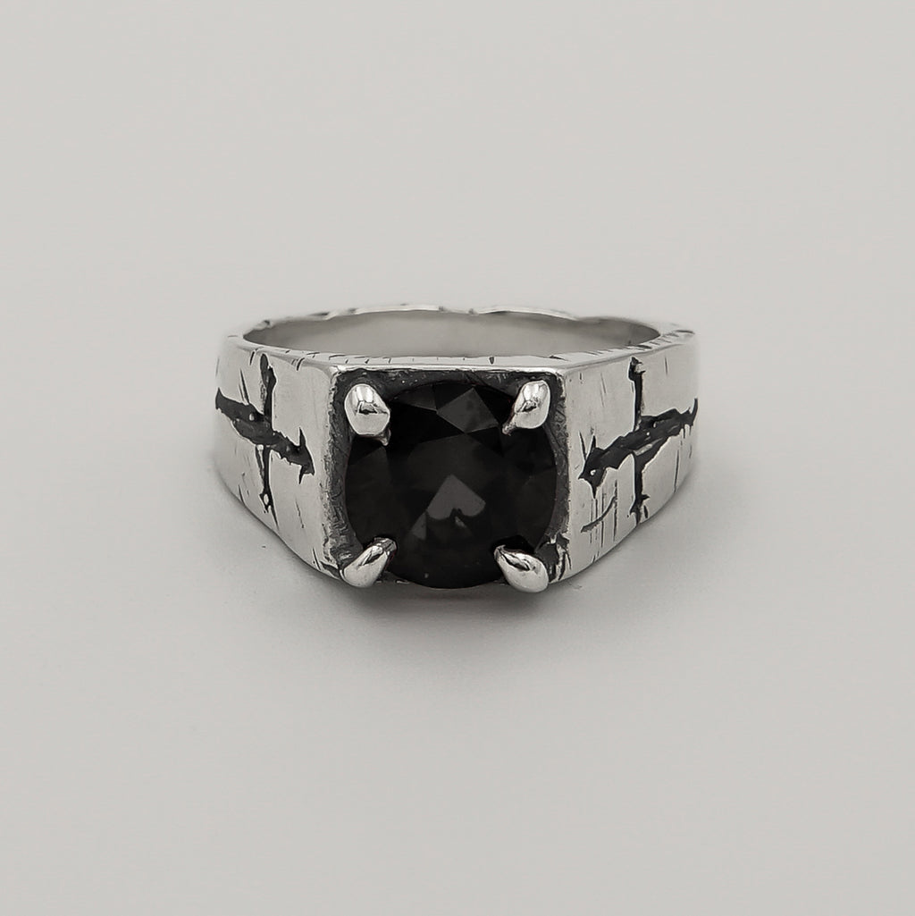 Warrior Onyx Ring