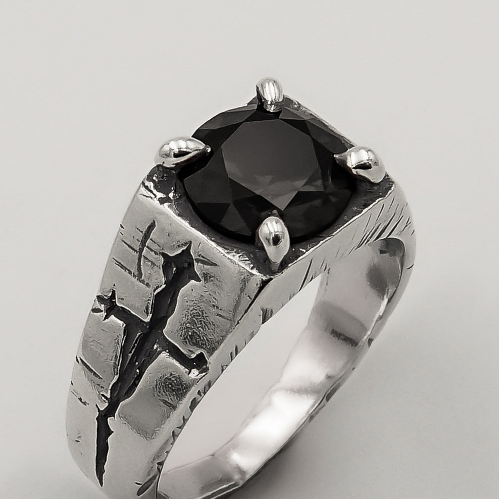 Warrior Onyx Ring