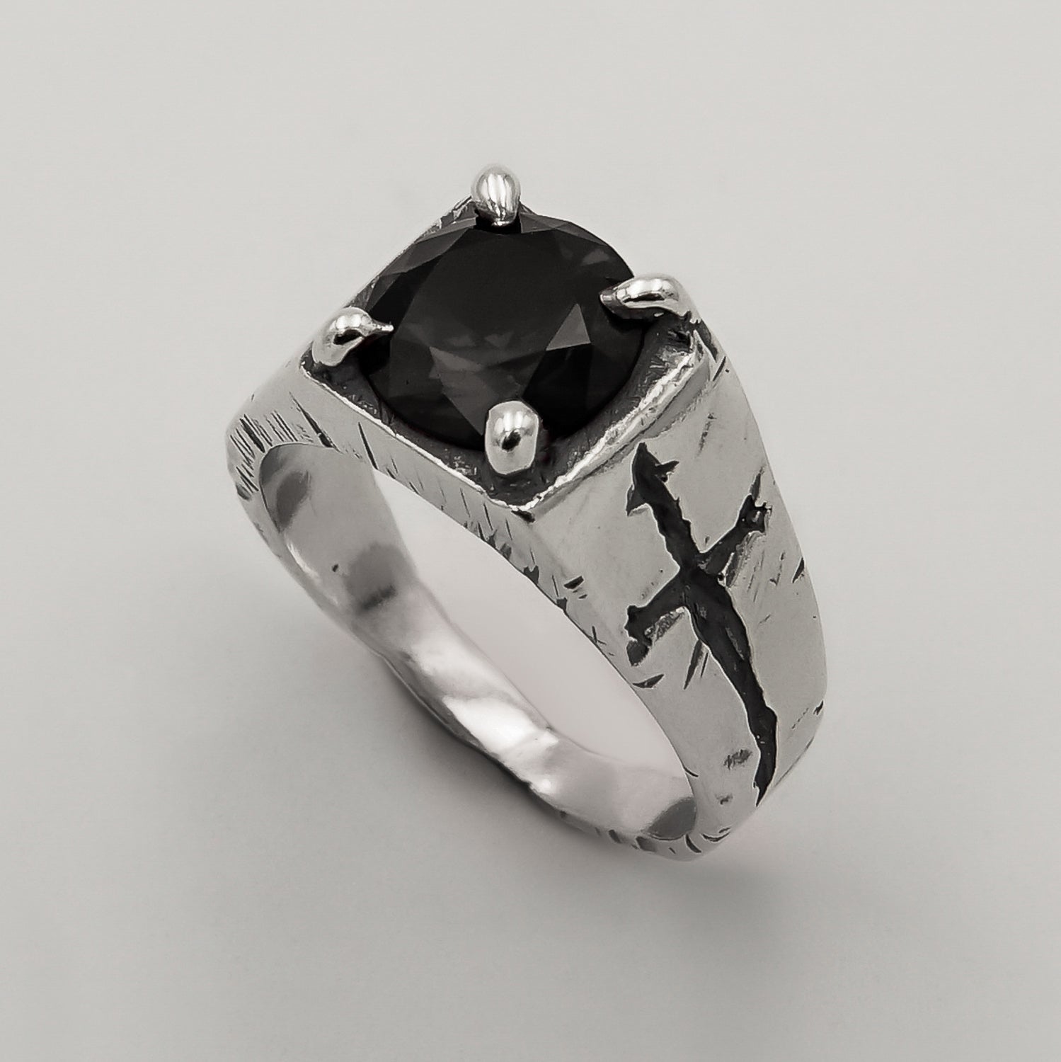 Warrior Onyx Ring