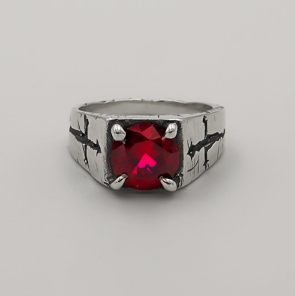 Warrior Ruby Ring