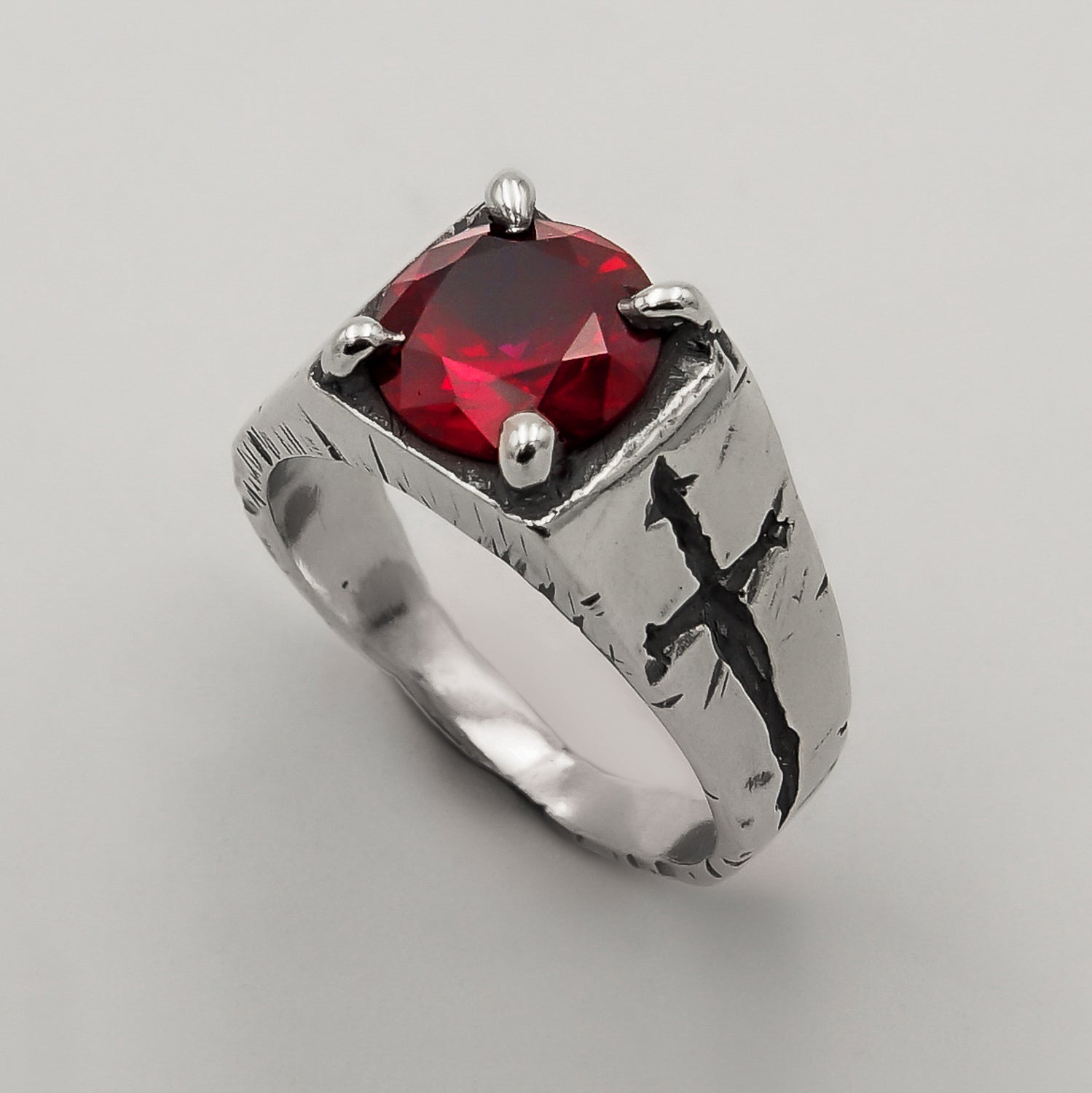 Warrior Ruby Ring