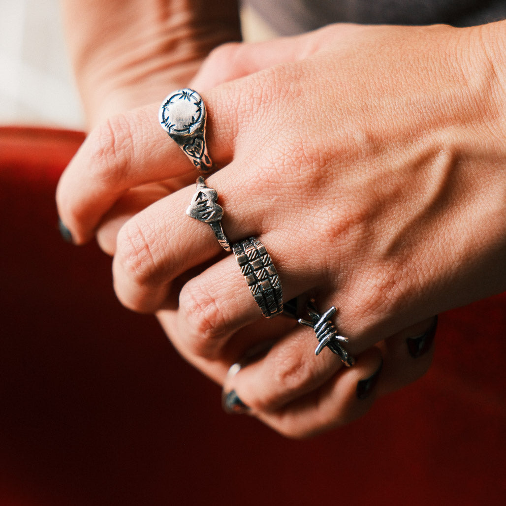 Pain Silver-Plated Ring