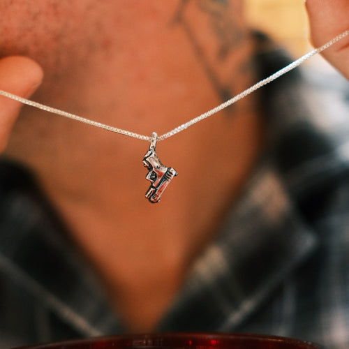 9mm Silver-Plated Necklace